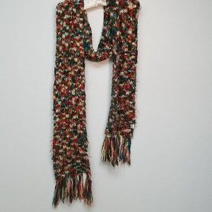 Cozy Colorful Winter Knit Scarf